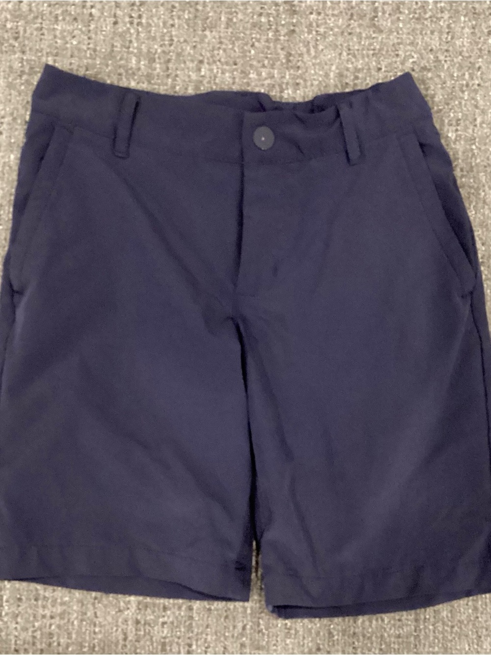 all in motion Navy Flat-Front Kids Shorts
